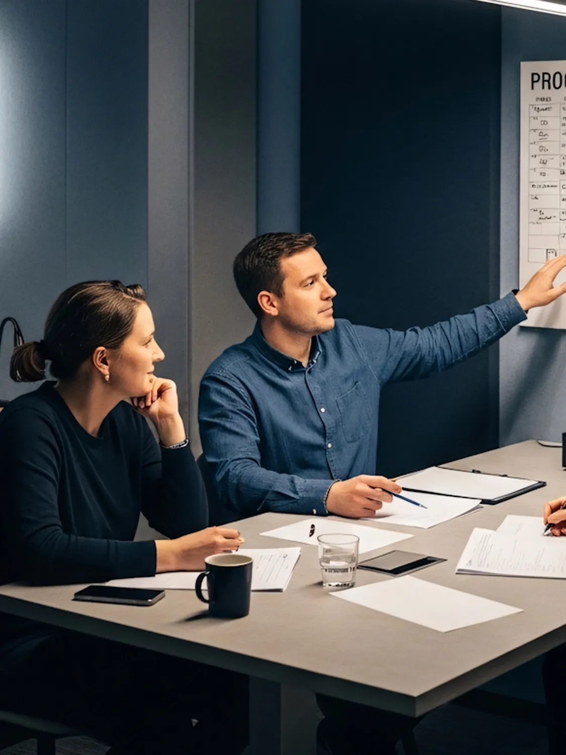 Team collaborating on federal contracts